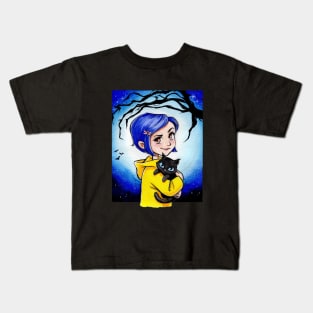 Coraline and cat Kids T-Shirt